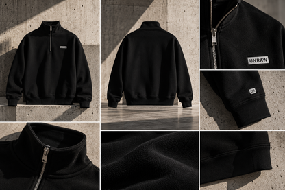 HALF ZIP UNRAW1 Origin